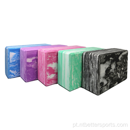 academia de academia colorida EVA Yoga Block Brick